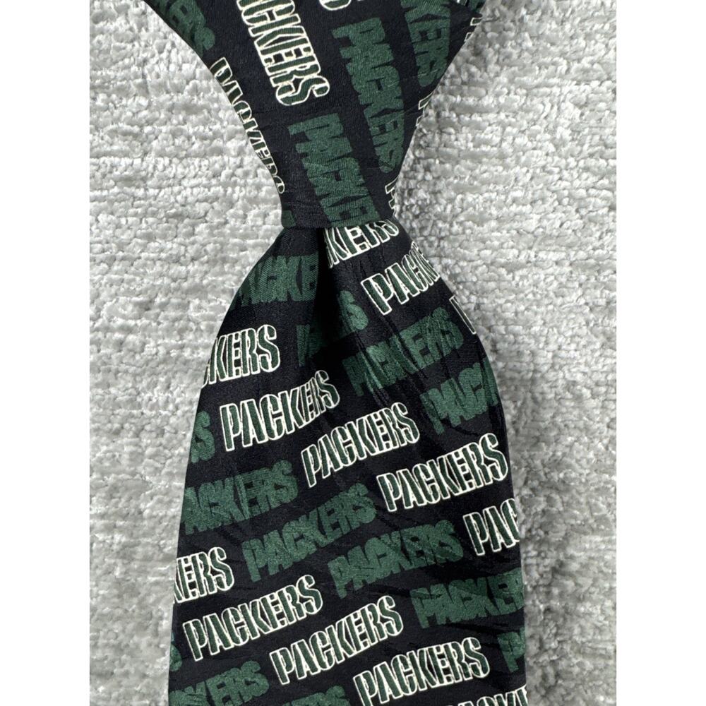 Vintage 1996 Green Bay Packers Tie RM Sport Ralph Marlin Silk NFL Necktie G-Logo